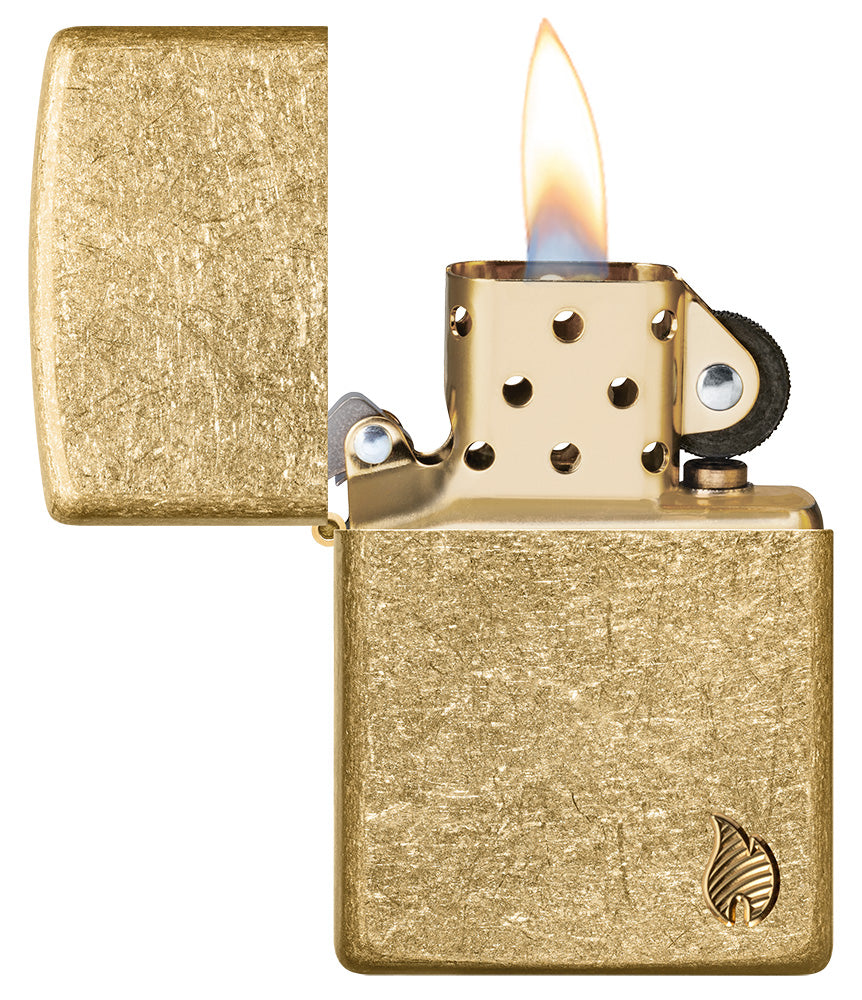Armor® Tumbled Brass Flamme
