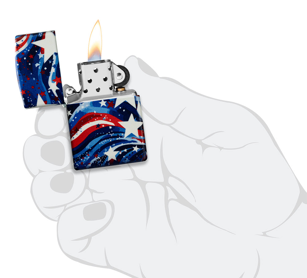 Stars and Stripes im Retrodesign