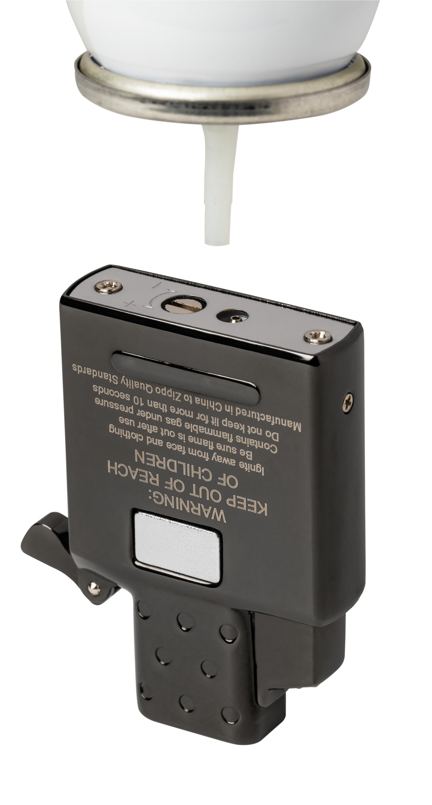 Einzelner Butangas-Feuerzeugeinsatz – Schwarz