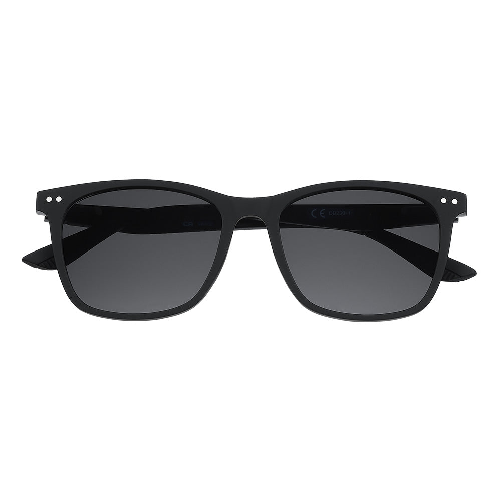 Schmale Sonnenbrille mit eckigem Rahmen