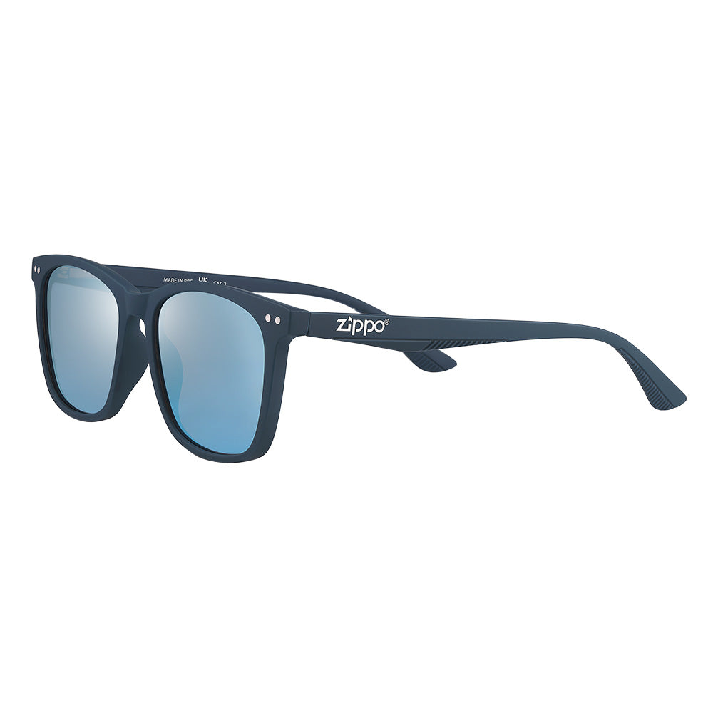 Schmale Sonnenbrille mit eckigem Rahmen