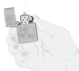 Totenkopf mit Irokesenschnitt