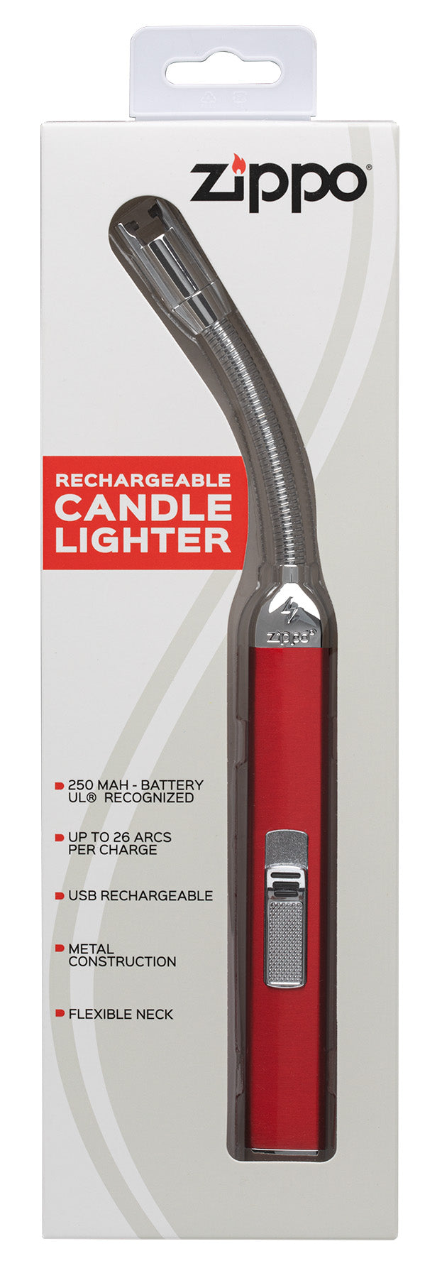 Wiederaufladbarer Candle Lighter Candy Apple Red