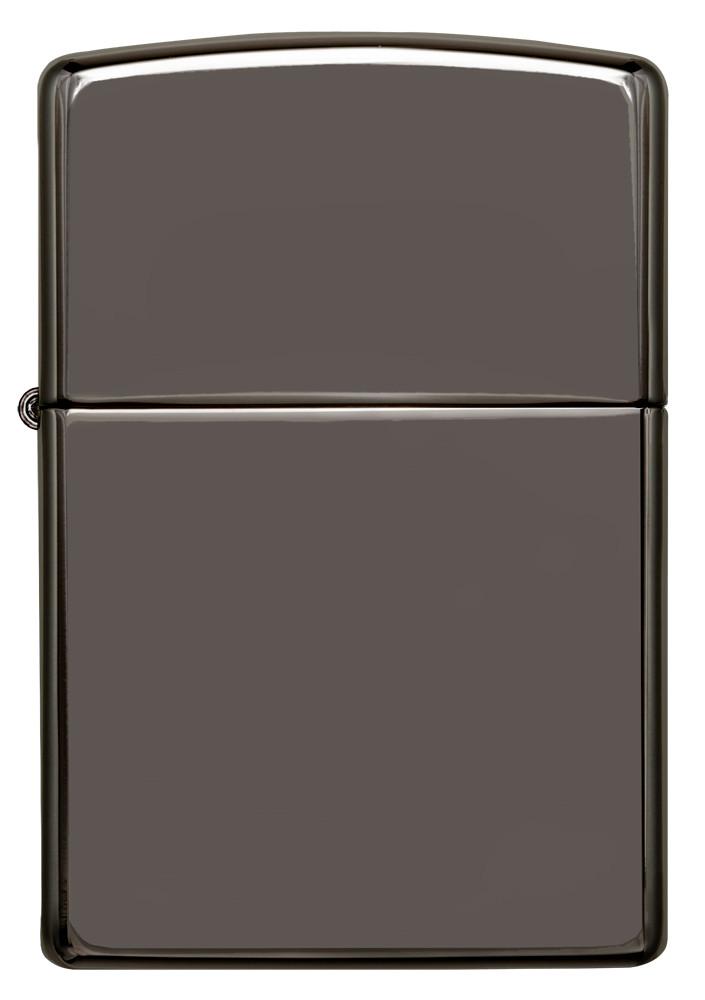 Zippo Feuerzeug Frontansicht Black Ice® Basismodell