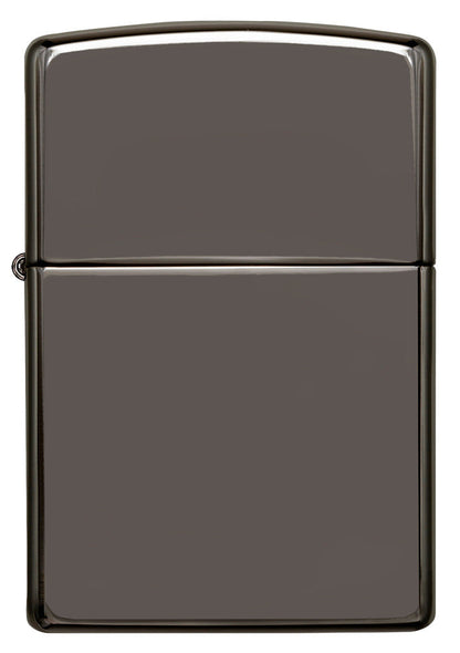 Zippo Feuerzeug Frontansicht Black Ice® Basismodell