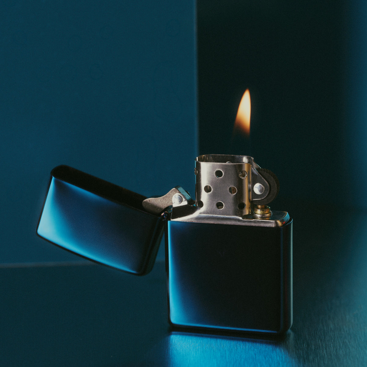 High Polish Blue - Gravur - Chrome