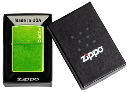 Klassisch in Lurid mit Zippo Logo