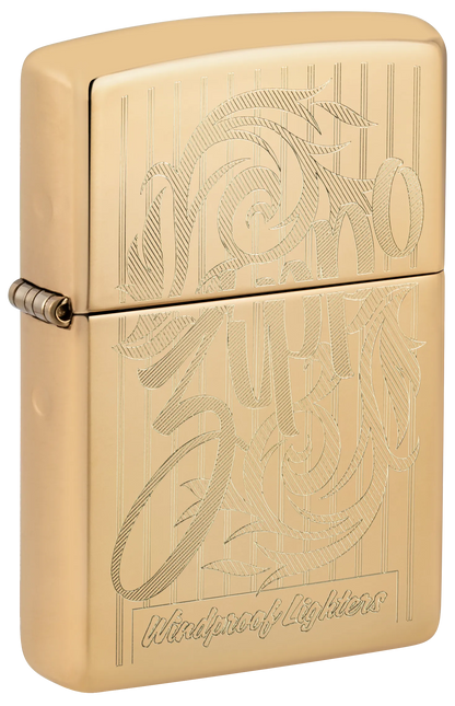 Geschwungener Zippo Schriftzug