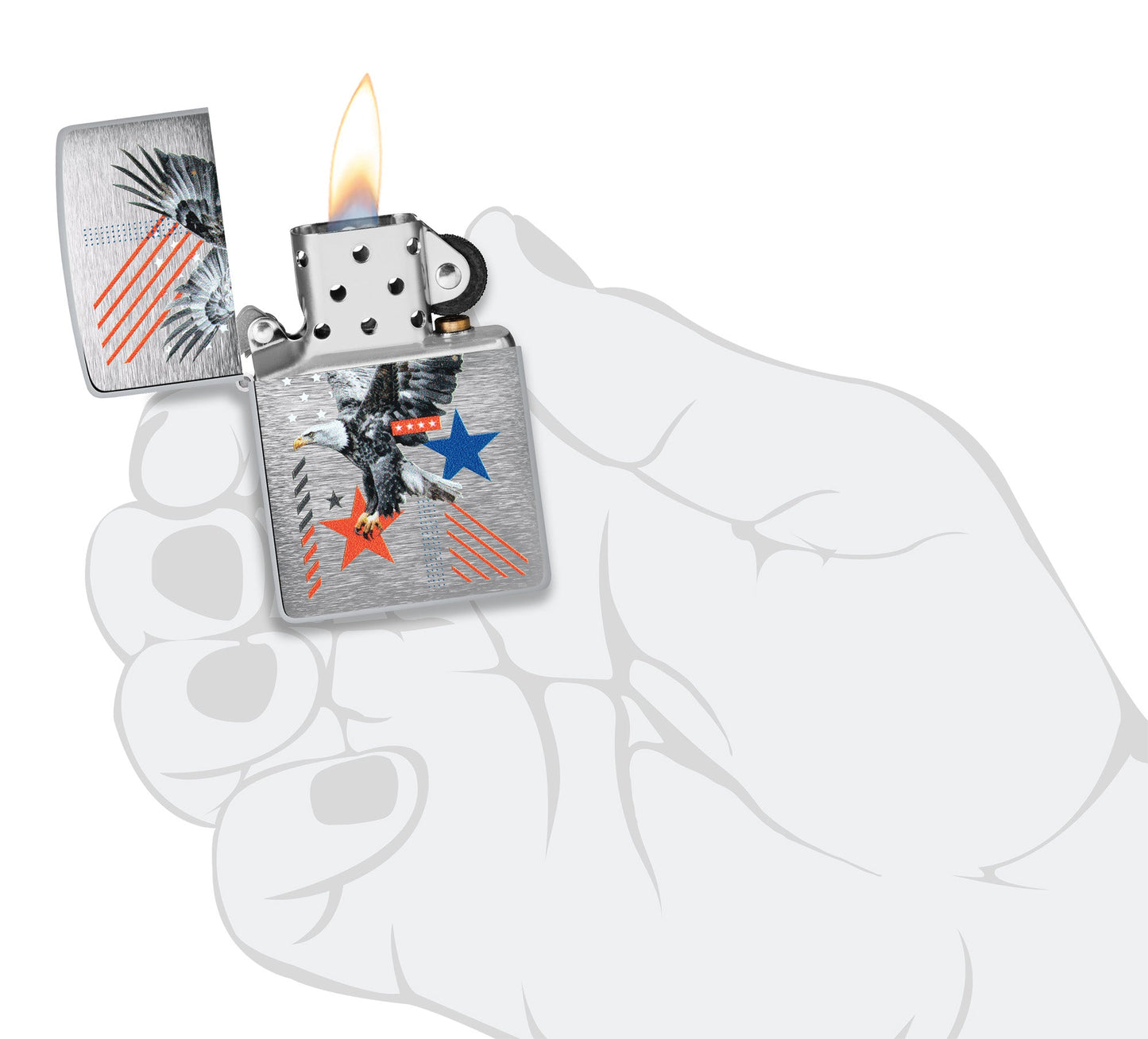 Abstraktes Americana-Motiv