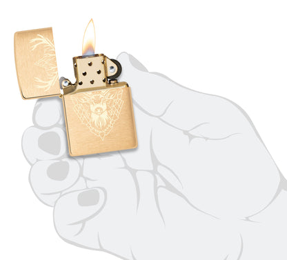 Geometrisches Hirschmotiv