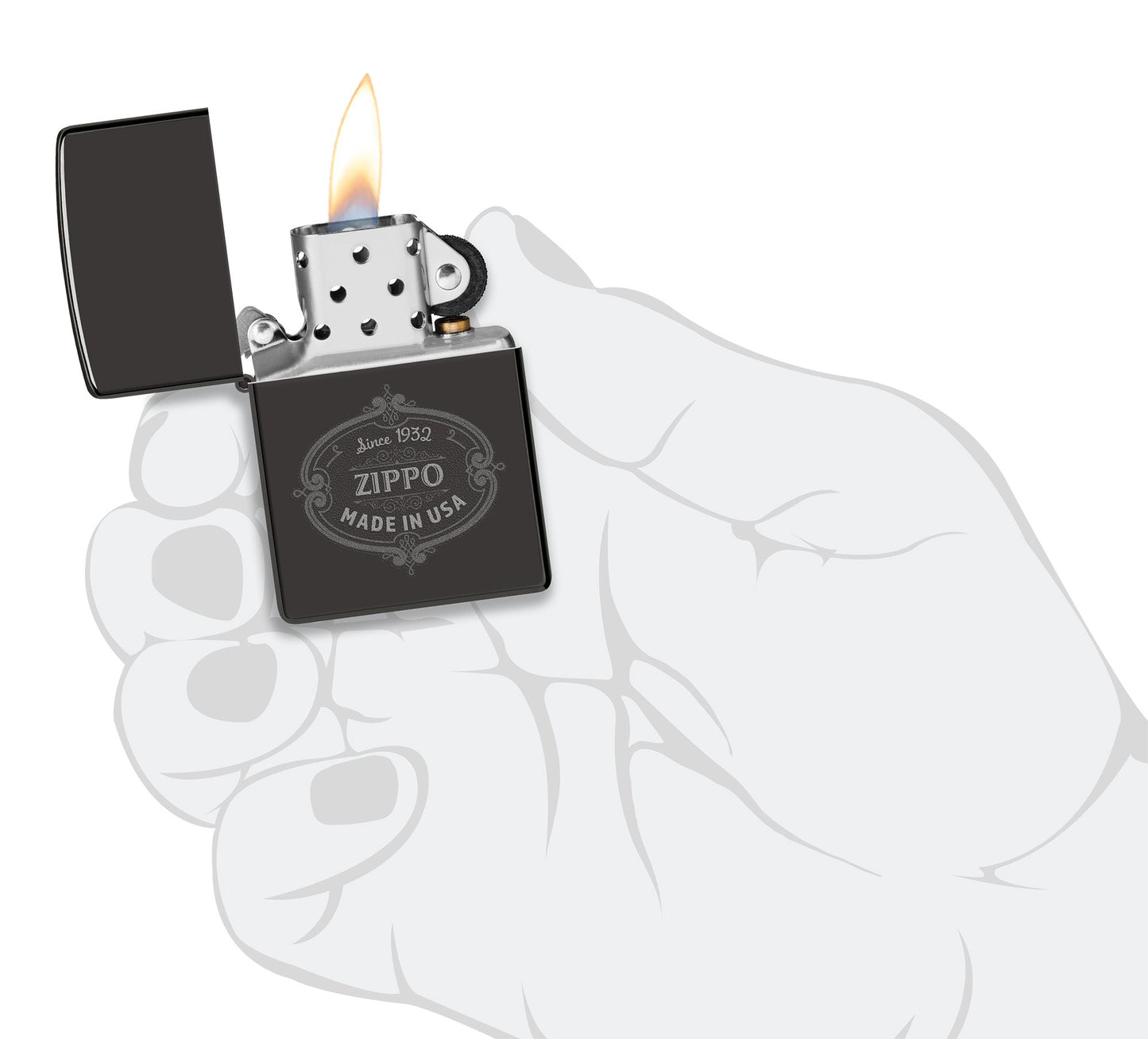 Zippo Plakette