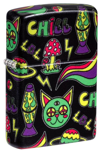 Leuchtendes Chill-Design