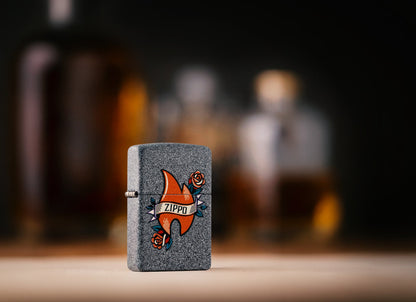 Zippo Flammen-Tattoo