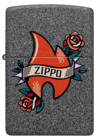 Zippo Flammen-Tattoo