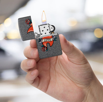 Zippo Flammen-Tattoo