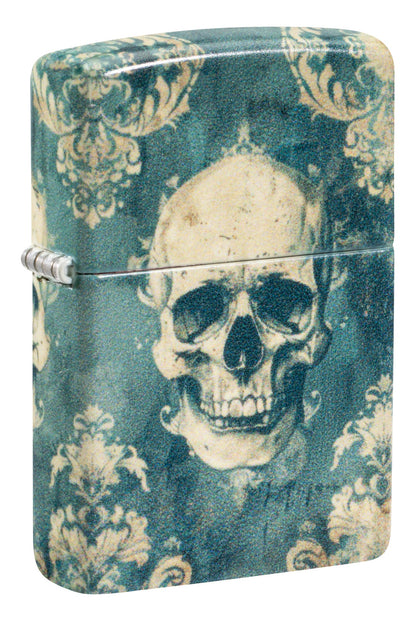 Wandteppich mit Schädeln