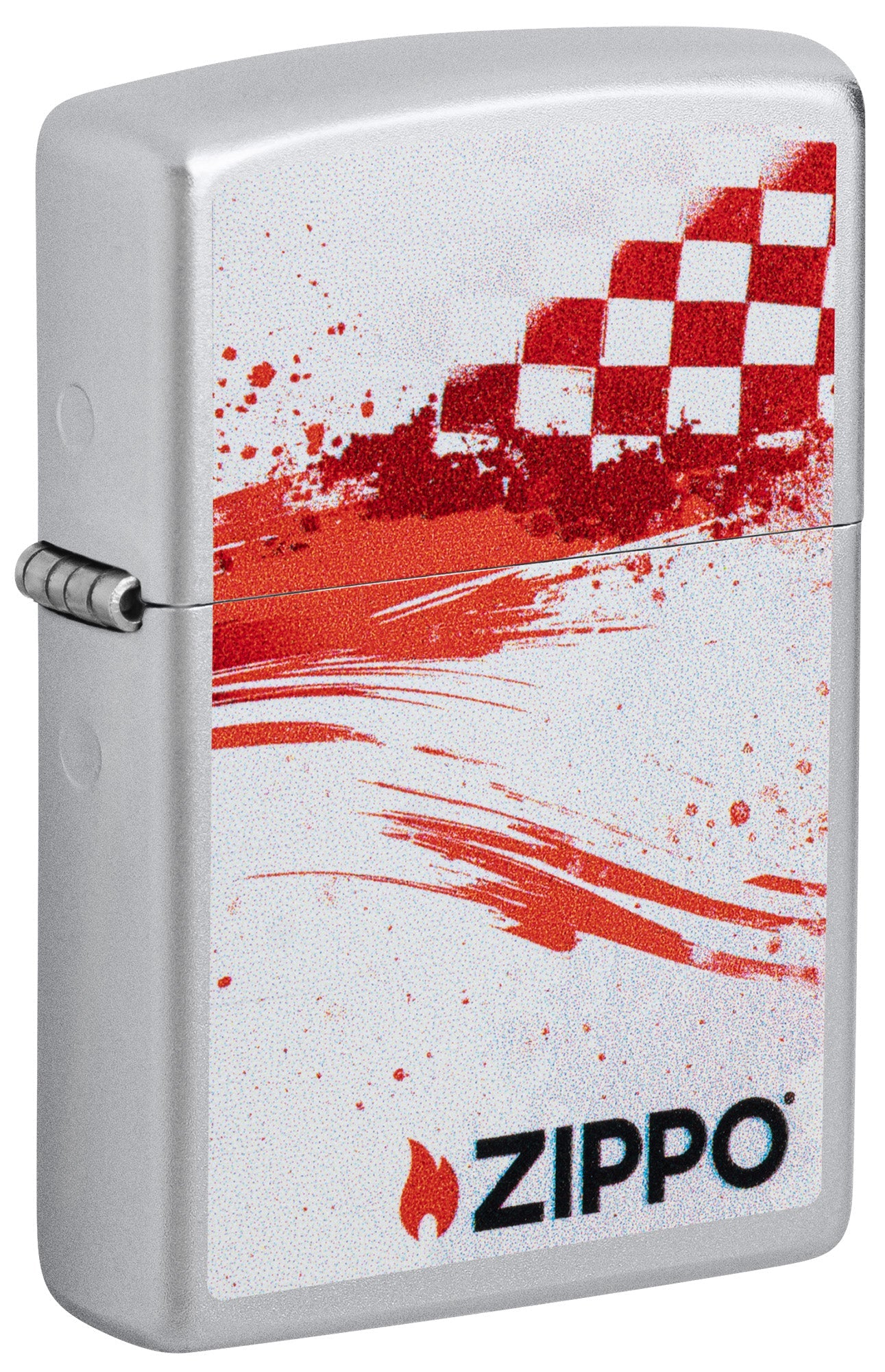 Zippo mit Zielflagge
