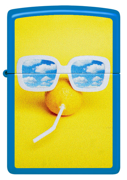 Zitrone mit Sonnenbrille