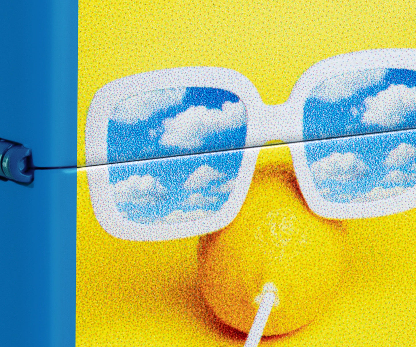 Zitrone mit Sonnenbrille