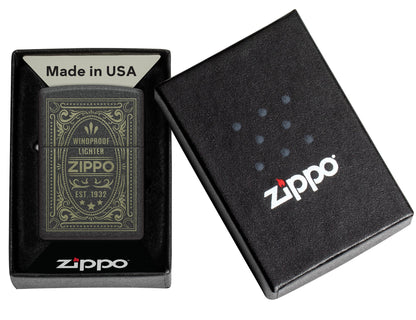 Zippo-Etikett