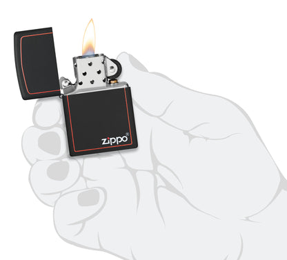 Zippo Design Black Matte