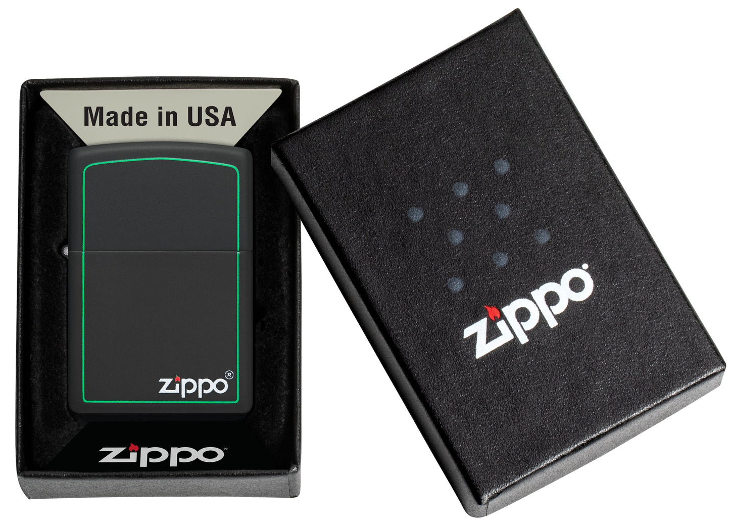 Zippo Design Black Matte