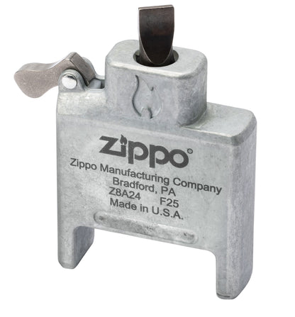 Bit Safe Schraubendreher mit Gehäuse in gebürstetem Chrom