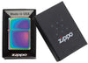 Zippo Feuerzeug Slim mehrfarbig Basismodell in offener Geschenkbox