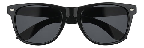 Frontansicht Zippo Sonnenbrille schwarz eckig mit grauen Gläsern
