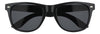 Frontansicht Zippo Sonnenbrille schwarz eckig mit grauen Gläsern