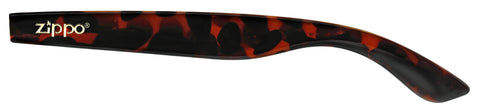 Zippo Sonnenbrillenbügel in Havana braun mit Zippo Logo