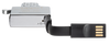 Zippo Lichtbogen Einsatz für Feuerzeuge Ansicht Unterseite mit angeschlossenem Ladekabel