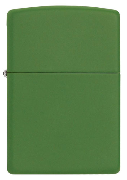 Frontansicht Zippo Feuerzeug Moss Green Matte Basismodell