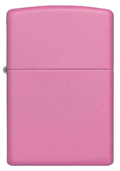 Frontansicht Zippo Feuerzeug Pink Matte Basismodell