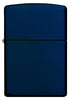 Frontansicht Zippo Feuerzeug Navy Blue Matte Basismodell