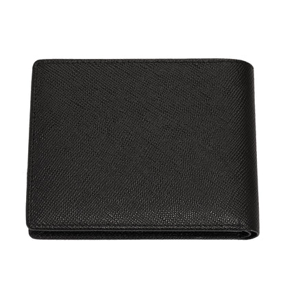 Zippo Portmonee aus Saffiano Leder mit Zippo Logo Rückansicht