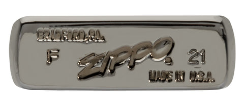 Bodenstempel 2021 Zippo Feuerzeug 65 Jahre Slim Black Ice Limitierte Edition 65th Anniversary