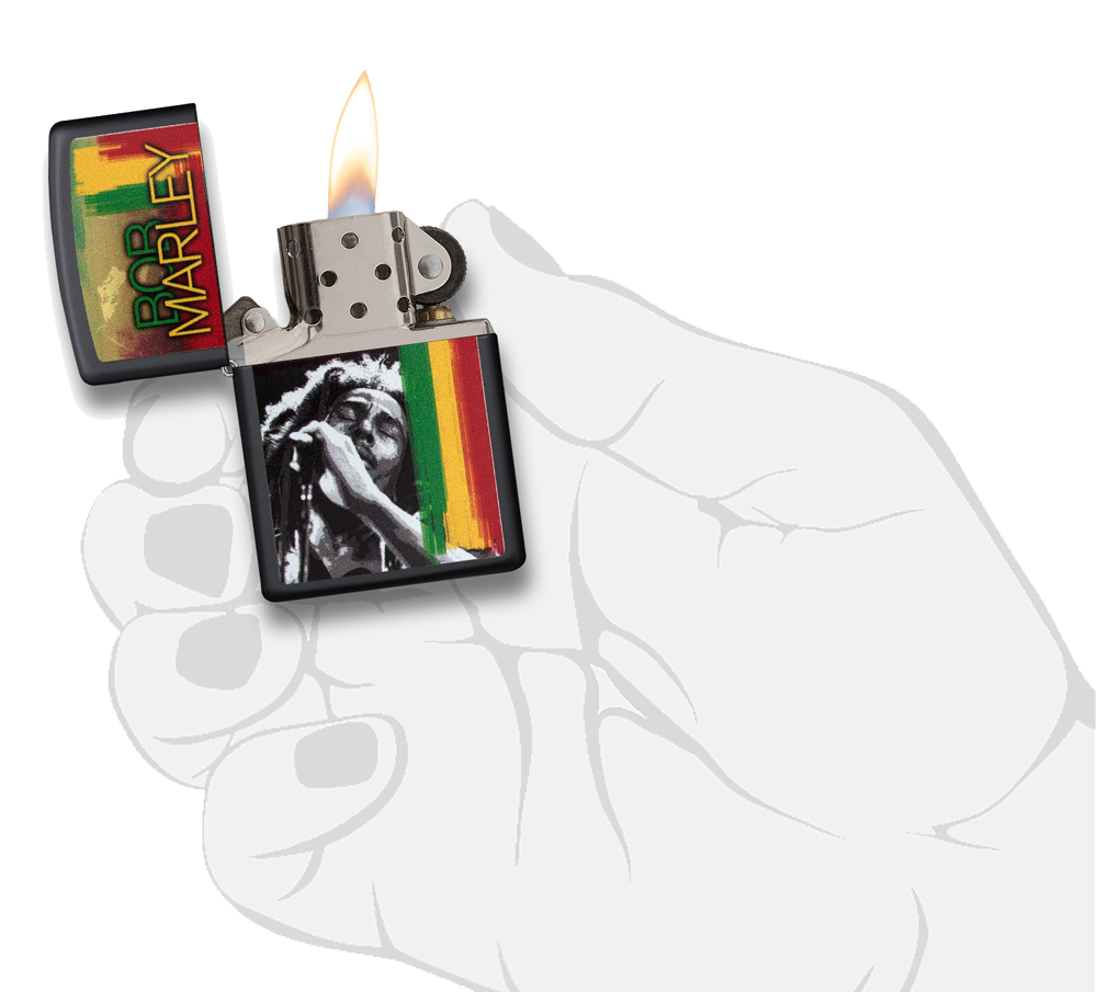 Zippo Bob Marley Accendino In Ottone - Design 2020, Ricaricabile E Originale