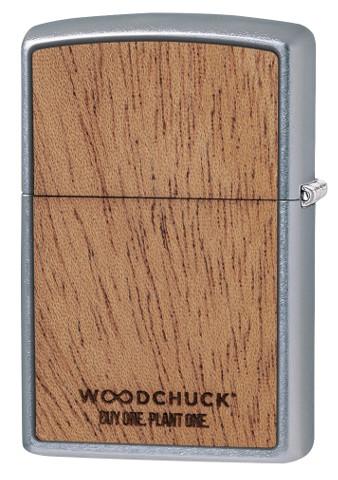 Rückansicht Zippo Woodchuck 