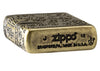 Bodenstempel Zippo Feuerzeug Messing antik Quija Brett 360° Gravur