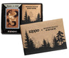 Zippo Woodchuck Totenkopf mit Schlange in geöffneter Box