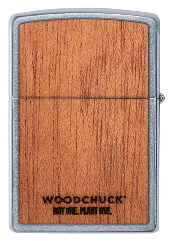 Rückseite Zippo Woodchuck Totenkopf mit Schlange