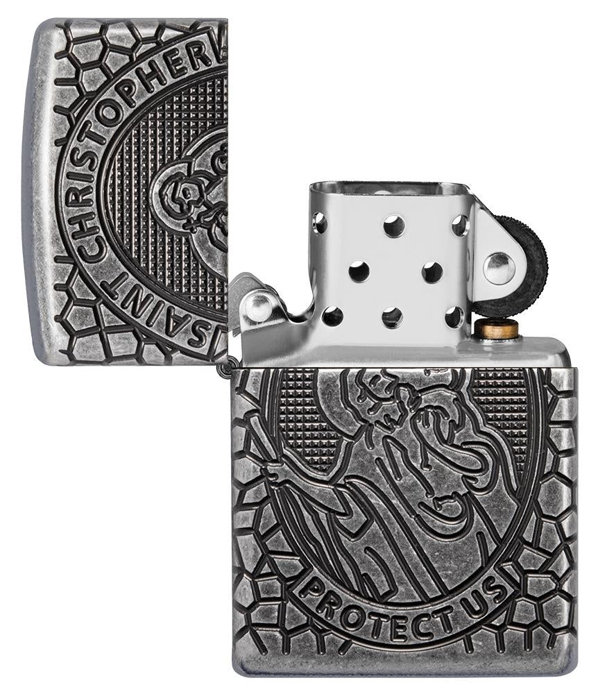 Zippo│Feuerzeug Heiliger Christopherus