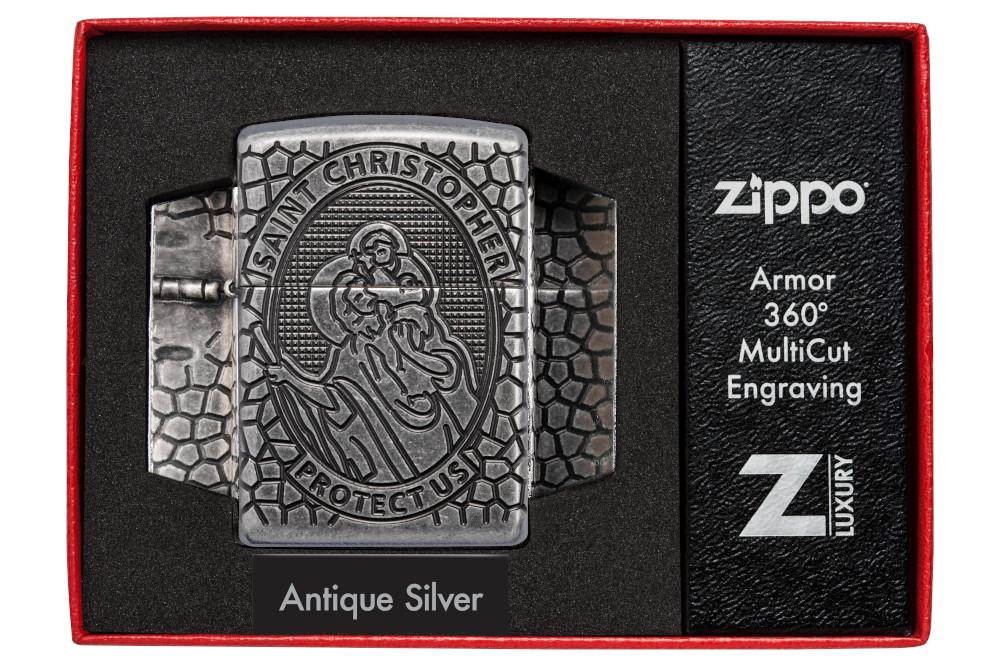 Zippo│Feuerzeug Heiliger Christopherus