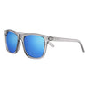 Frontansicht 3/4 Winkel Zippo Sonnenbrille hellblaue Gläser mit grau-transparenten Rahmen