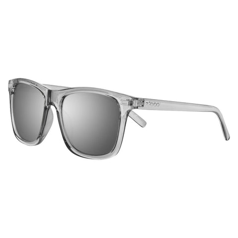 Frontansicht 3/4 Winkel Zippo Sonnenbrille graue Gläser mit grau-transparenten Rahmen