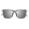 Frontansicht Zippo Sonnenbrille graue Gläser mit grau-transparenten Rahmen
