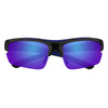 Frontansicht Zippo Sonnenbrille blaue Gläser mit schwarzem Rahmen