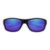 Frontansicht Zippo Sonnenbrille blaue Gläser mit blau-schwarzem Rahmen
